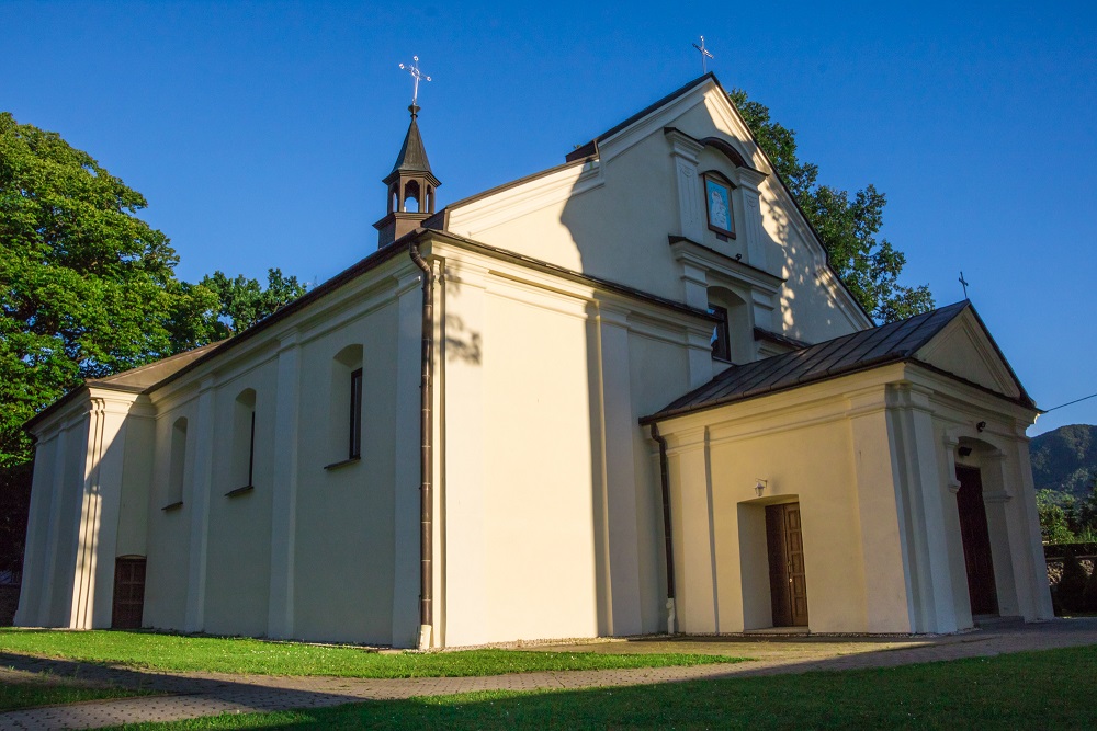 kościół parafia Jasionka gmina Dukla