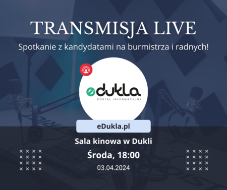 Transmisja LIVE ze spotkania z kandydatami na burmistrza i radnych! DZISIAJ!