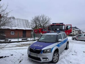 Wybuch pieca w Lipowicy – szybka reakcja służb ratunkowych [GALERIA]