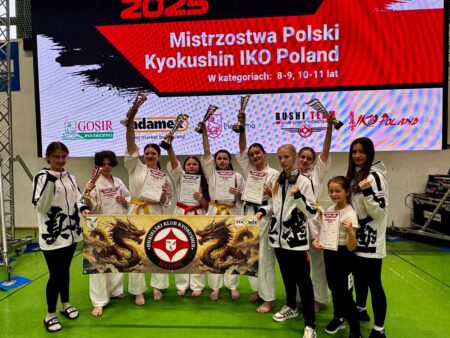 Dukielski Klub Kyokushin Hajime ze złotym medalem Mistrzostw Polski!