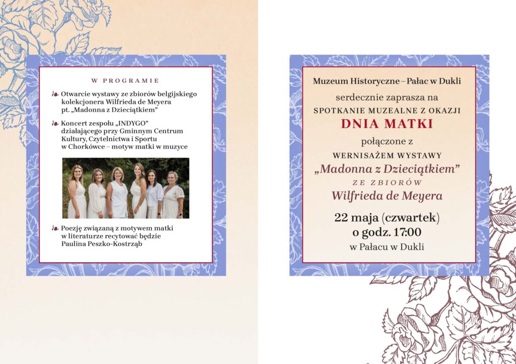 Dzień Matki w Pałacu w Dukli – wyjątkowe wydarzenie już 22 maja!