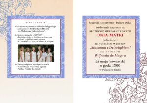Dzień Matki w Pałacu w Dukli – wyjątkowe wydarzenie już 22 maja! Dzień Matki w Pałacu w Dukli – wyjątkowe wydarzenie już 22 maja!